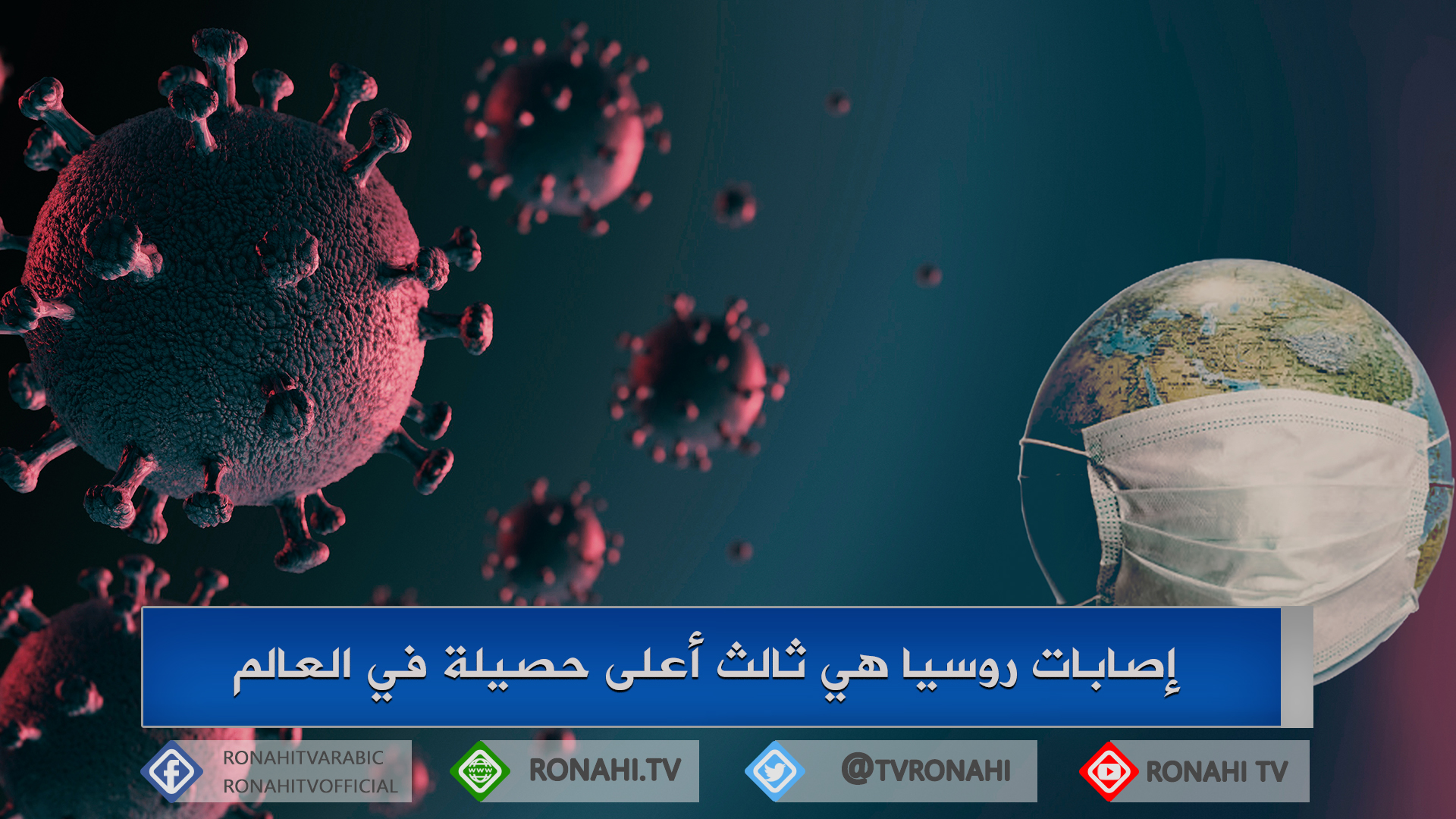 إصابات روسيا هي ثالث أعلى حصيلة في العالم