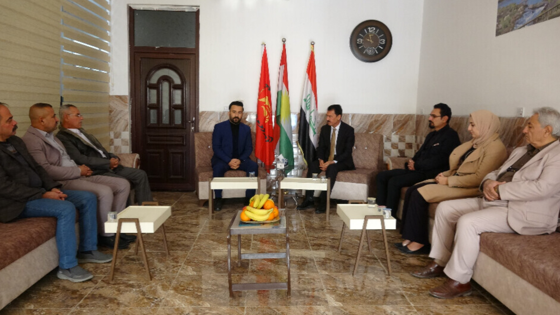 وفد من الحزب الشيوعي الكردستاني يزور حركة الحرية في كركوك