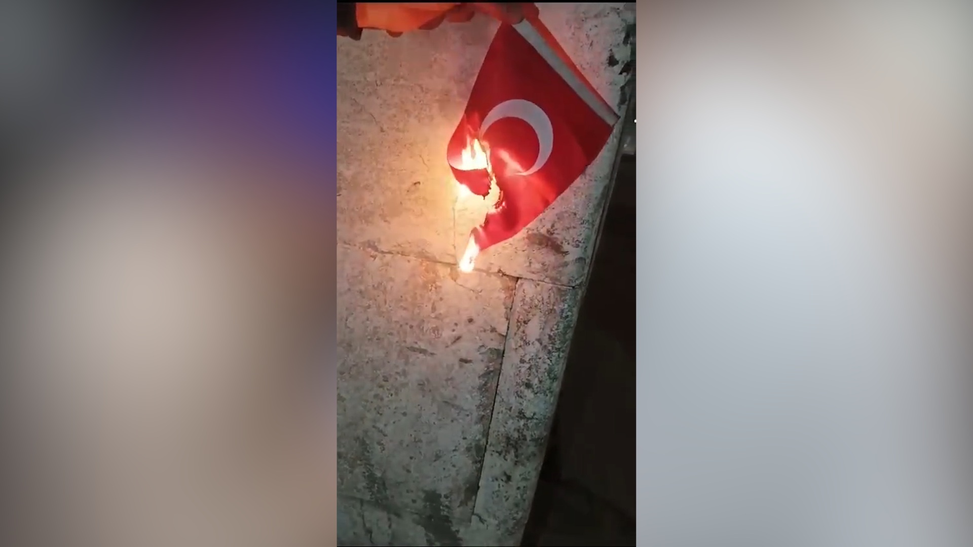 بتهمة إحراق علم الاحتلال التركي..اعتقال 3 أشخاص في مدينة الباب المحتلة