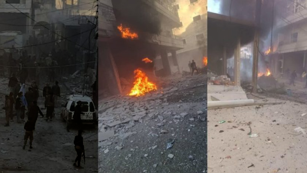 انفجار سيارة مفخخة في مدينة منبج المحتلة