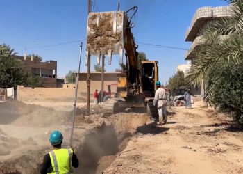 انطلاق أعمال تحديث شبكات الصرف الصحي في مدينة هجين بريف دير الزور-تقرير: قاسم الحردان