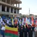 المئات في كركي لكي يتظاهرون دعماً لأهالي الشيخ مقصود والأشرفية