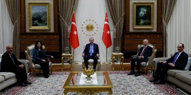 وفد إمرالي بعد لقاء أردوغان: توصلنا إلى رأي مشترك