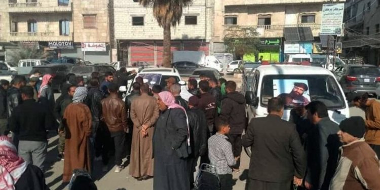 مظاهرات واحتجاجات في منبج تنديداً بجرائم مرتزقة الاحتلال التركي
