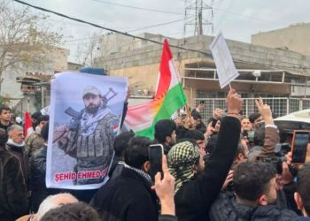 جنوب كردستان..أهالي كركوك يشيعون جثمان شهيد الوحدة الوطنية أحمد عمر