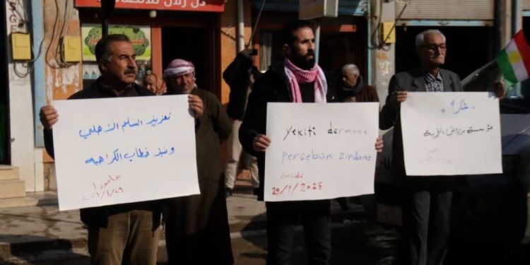 فعالية تضامنية دعماً لمقاومة روج آفا في عامودا