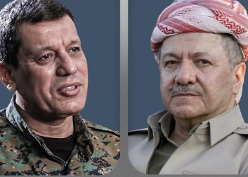 اتصال هاتفي بين مسعود البرزاني ومظلوم عبدي حول الأوضاع في سوريا