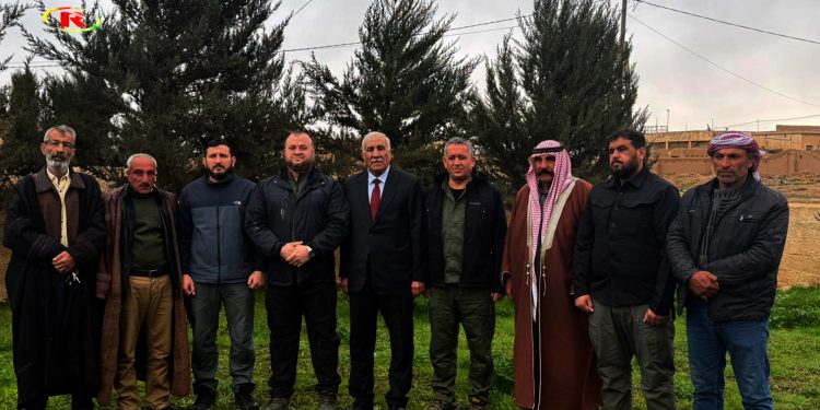 القيادي سيابند عفرين يزور منطقتي تل براك وتل حميس