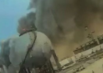 شركة أرامكو النفطية تعرضت لقصف إيراني