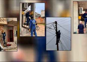 تركيب عدادات كهربائية حديثة في جل آغا ضمن خطة تنظيم قطاع الطاقة