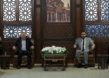 وفد من حزب الاتحاد الديمقراطي يزور الأمانة العامة للشؤون السياسية في دمشق