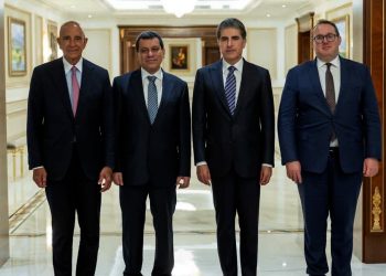نيجرفان بارزاني يستضيف كل من مظلوم عبدي وتوم باراك في هولير