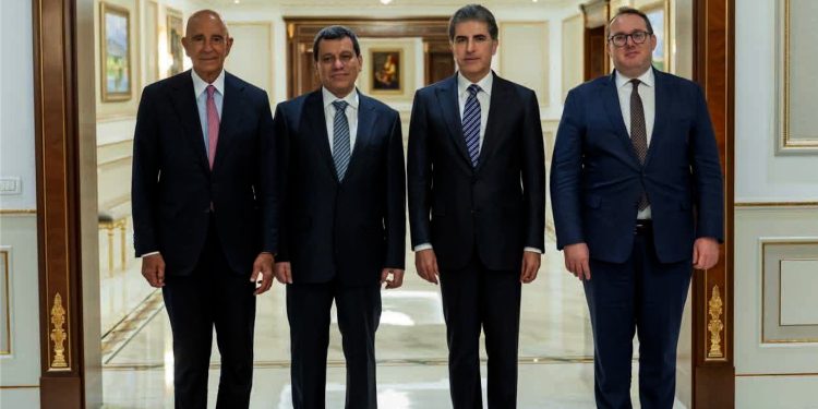 نيجرفان بارزاني يستضيف كل من مظلوم عبدي وتوم باراك في هولير