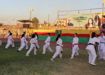 انطلاق مهرجان الشهيدة زيلان السادس في مدينة قامشلو بتقديم عروض رياضية