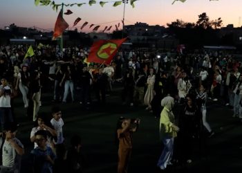 فعالية في قامشلو تطالب بالحرية الجسدية للقائد عبد الله أوجلان