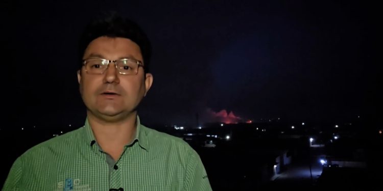 ناشط بيئي يحذر من تلوث الهواء في قامشلو بسبب حرق النفايات