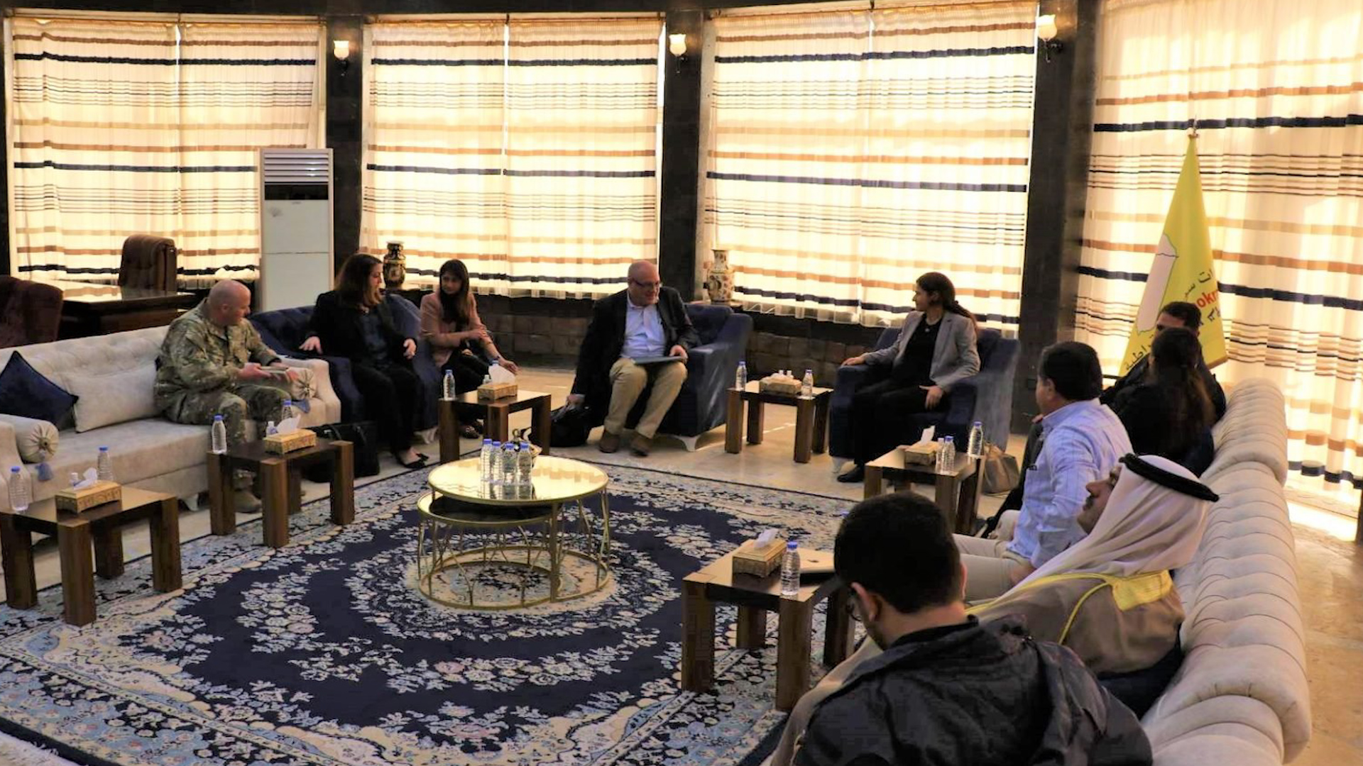 Şandeya wezareta derve ya Amerîka bi MSD’ê re civiya