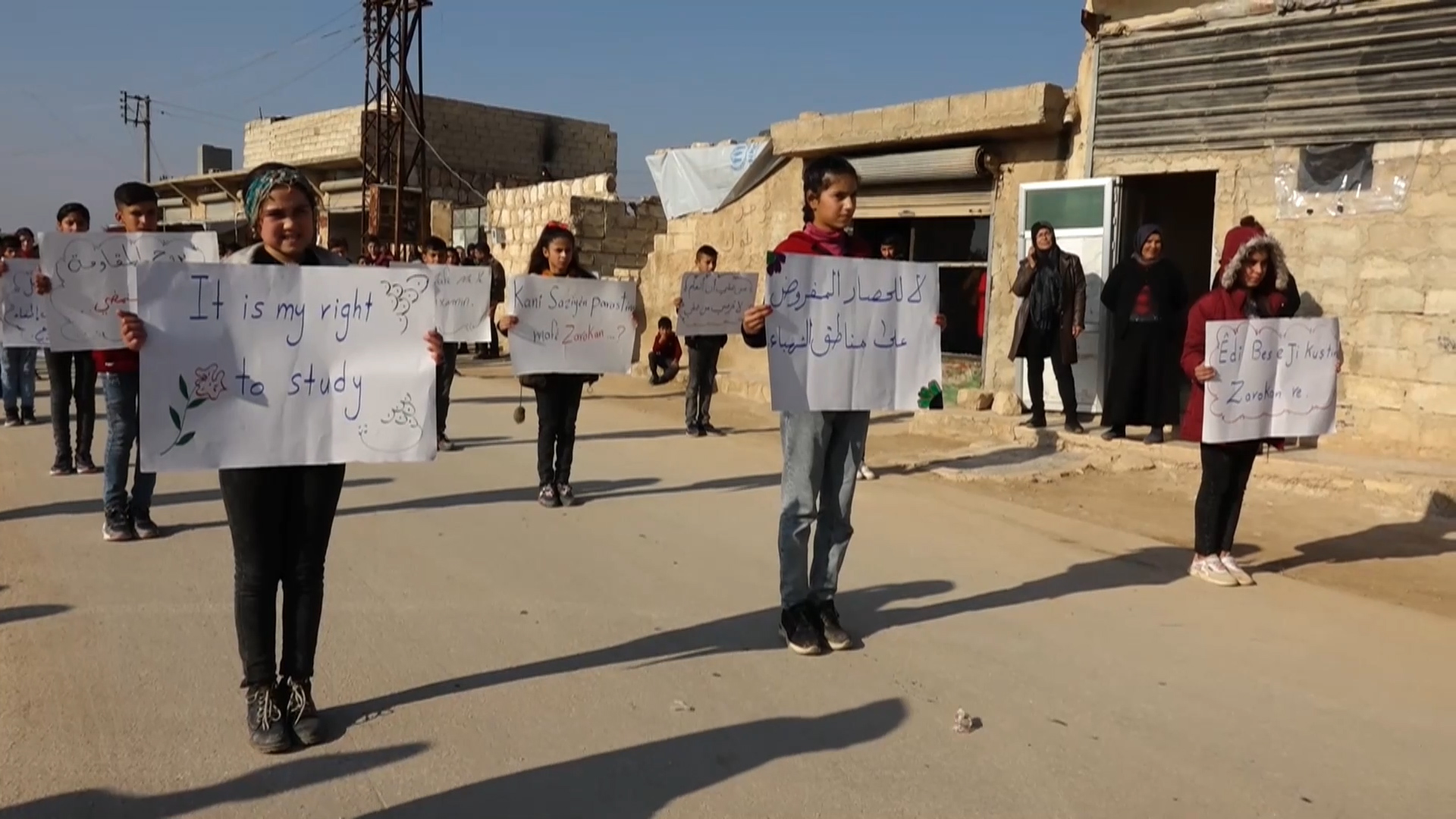 Dorpêça Şehba û taxên Helebê bi çalakiyan hat şermezarkirin