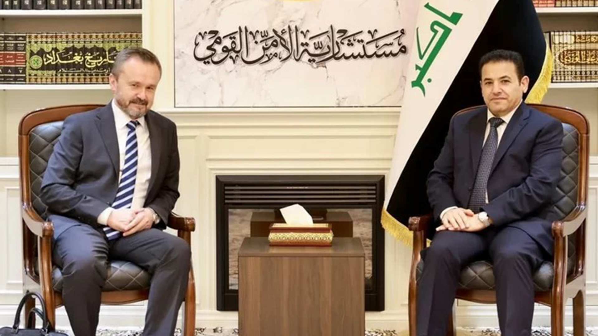 Qasim Erecî li gel berpirsê MÎT’ê Mutlu Toka civiya