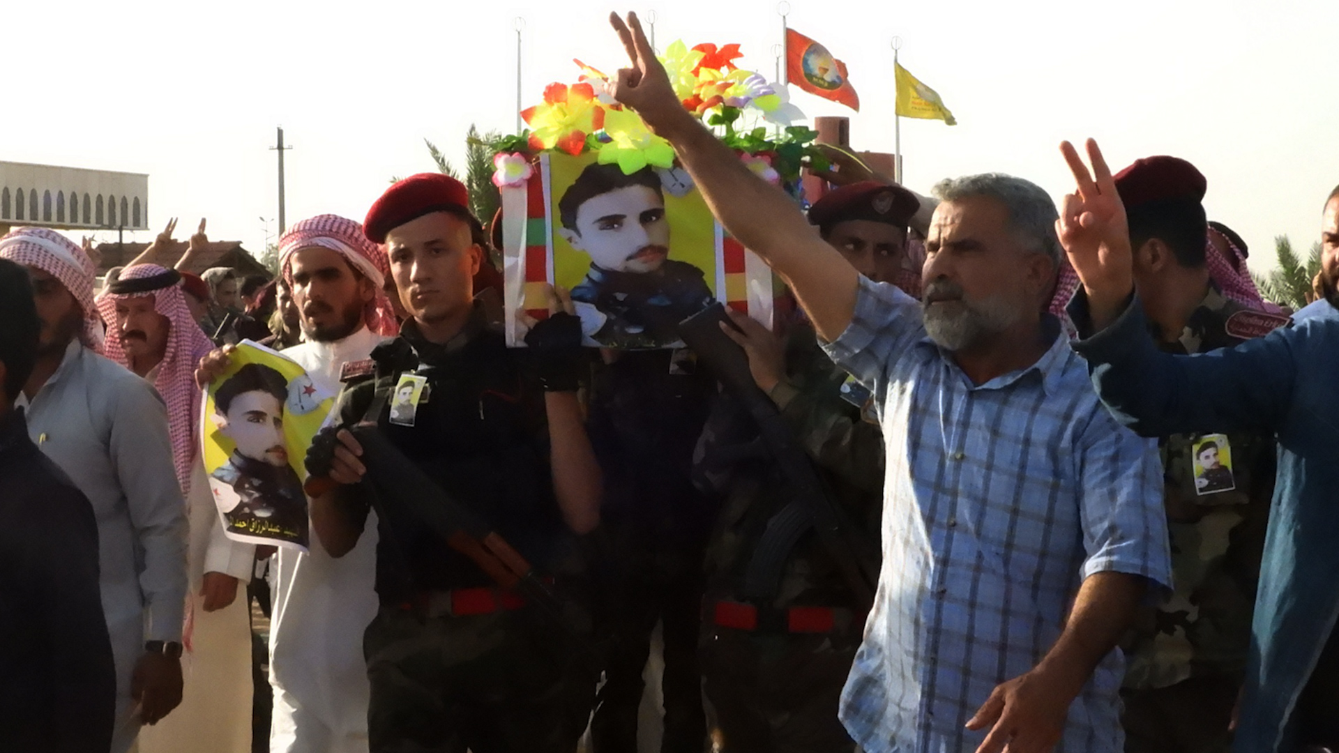 Cenazeyê şehîd Ebdulrezaq El Mirî li Tepqayê hat veşartin