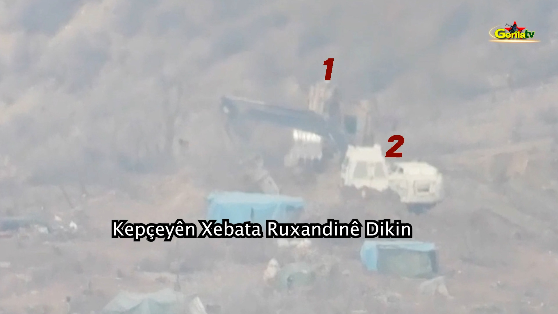 Gerîla TV dîmenê çalakiya li qada berxwedanê ya Sîdaya Zapê weşand