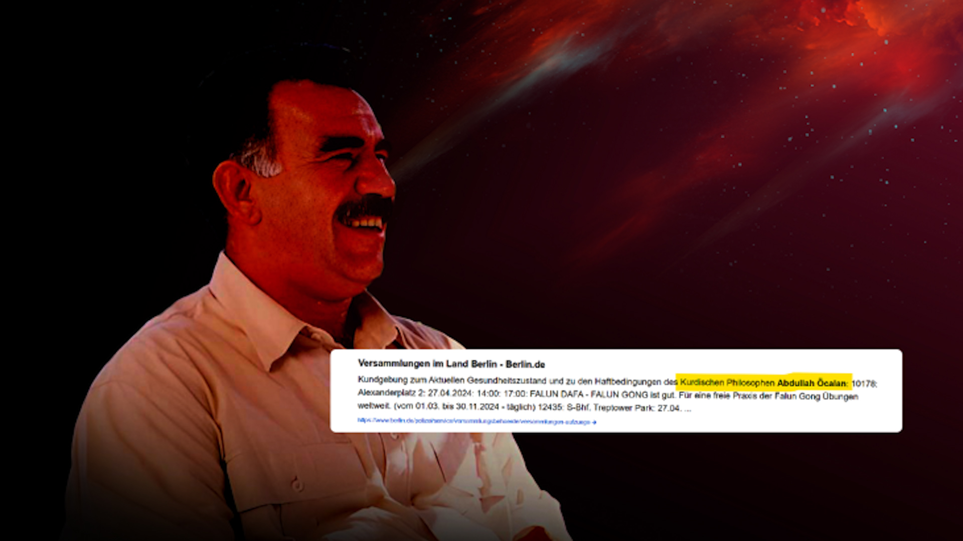 Polîsên Almanyayê Rêber Ocalan weke ‘fîlozofê Kurd’ pênase kir