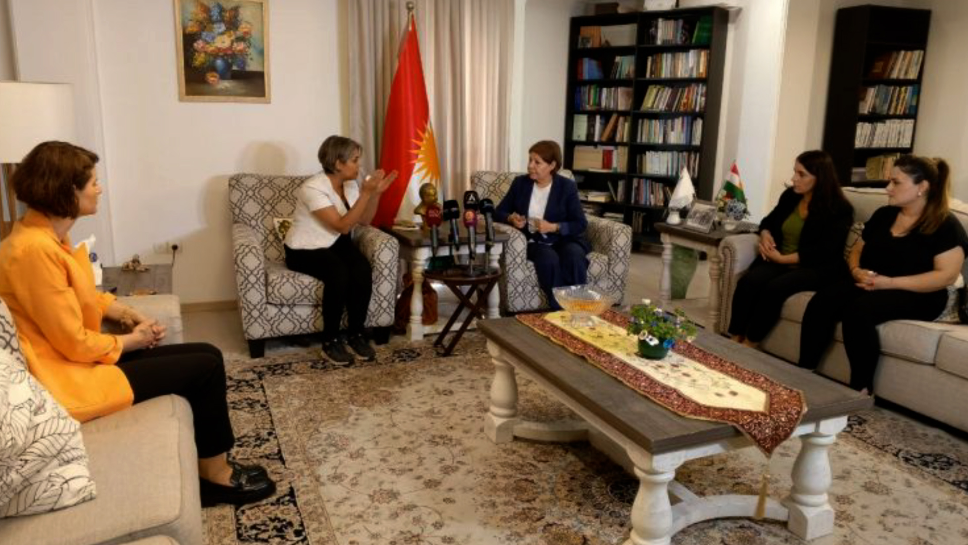 Serdanên şandeya TJA û DEM Partiyê li Başûrê Kurdistanê dewam dikin