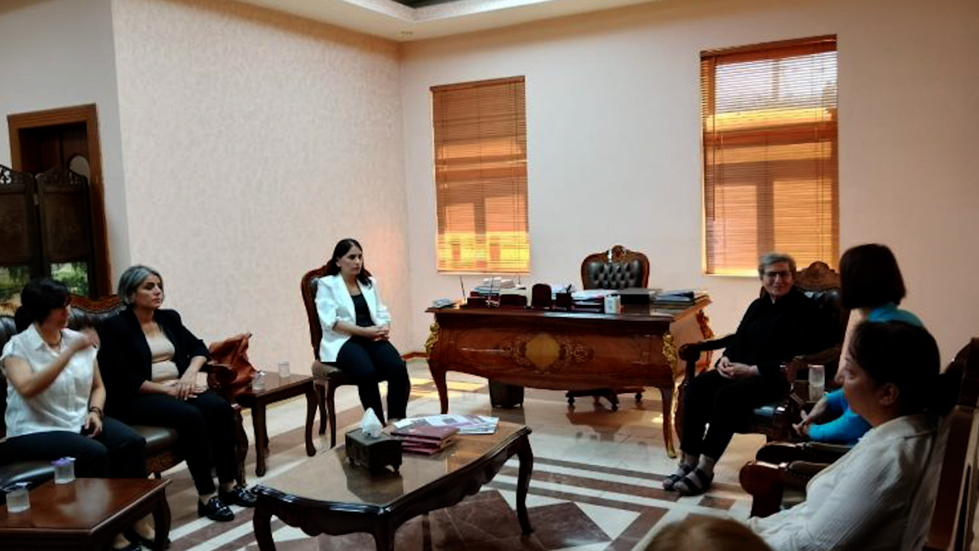 Şandeya DEM Partî û TJA’yê serdana Yekîtiya Jinên kurdistanê kir