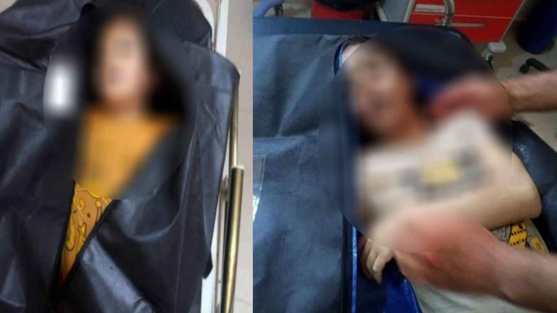 Li Efrîna dagirkirî 2 zarok xeniqîn