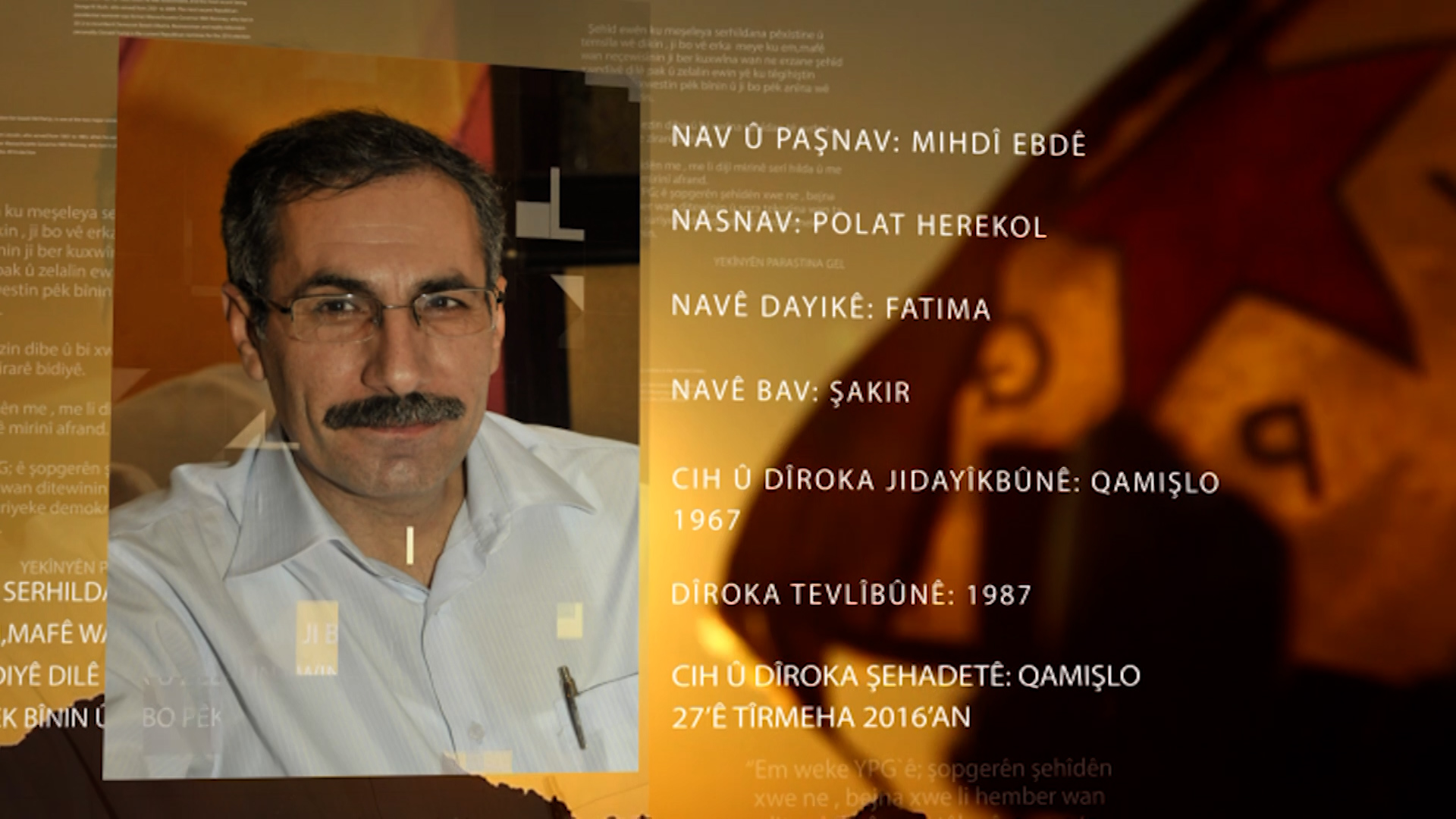 PORTRE-Şehîd Polat Herekol