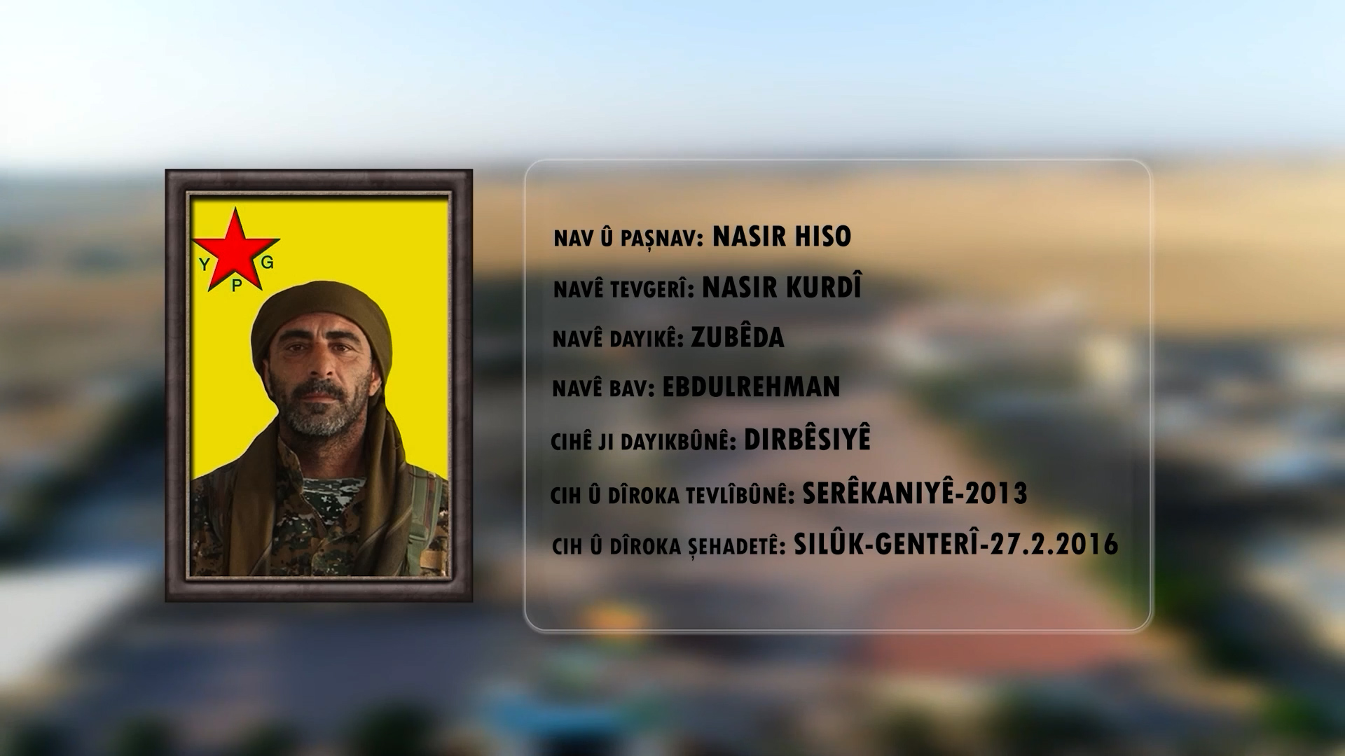 CANGORIYÊN AZADIYÊ-Şehîd Nasir Hiso