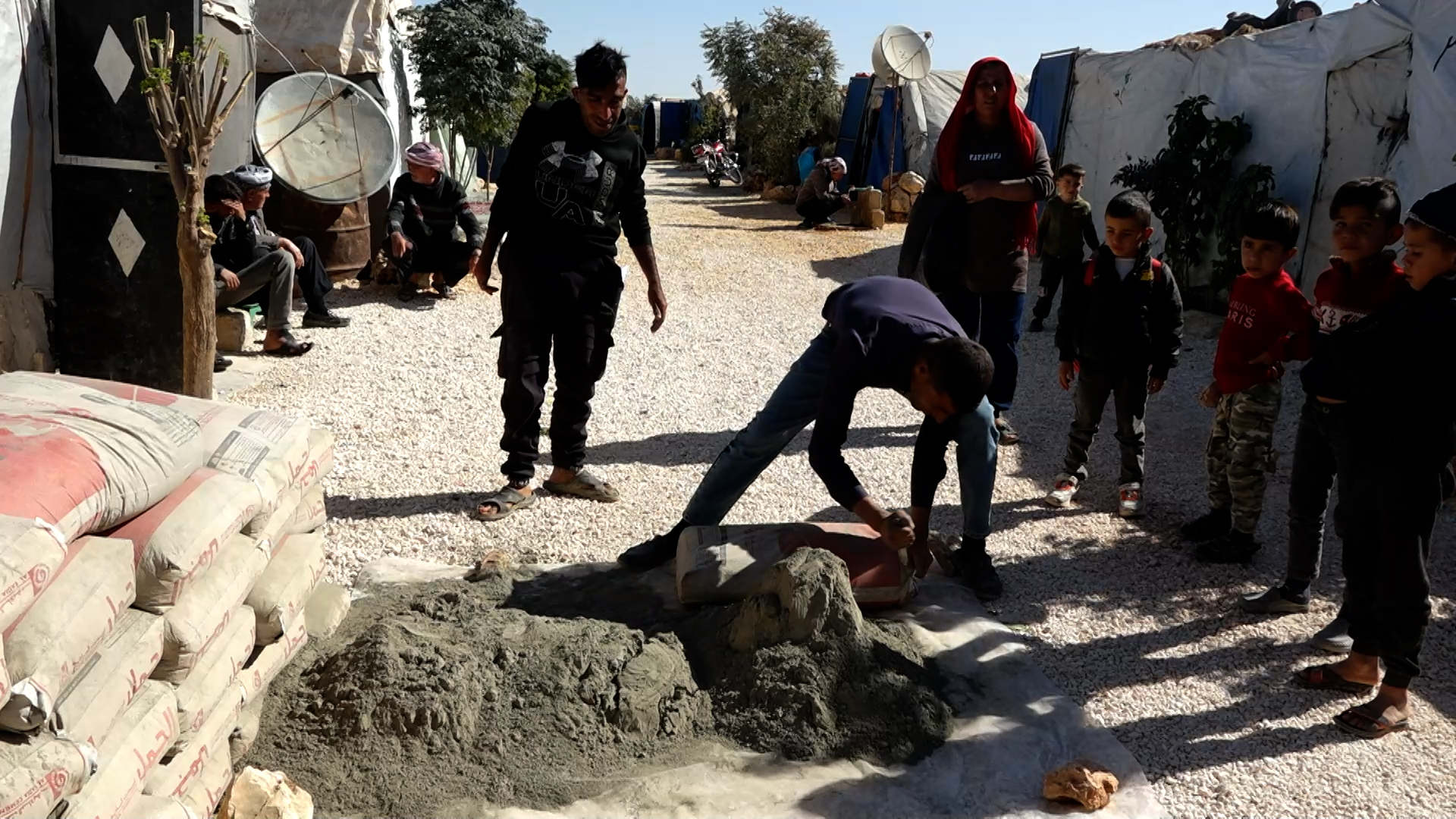 Bi hatina werzar zivistanê re li kampên Şehba-Efrîn amadekarî