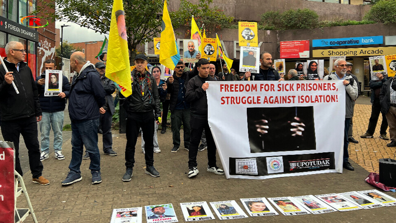 Li Londonê ji bo girtiyên nexwaş û azadiya Rêber Apo çalakî hat lidarxistin