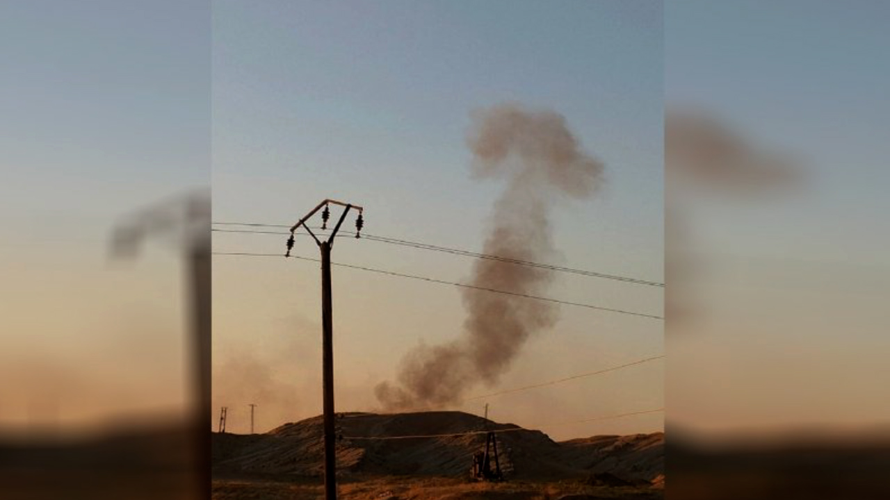 Dewleta Tirk avahiyeke pîşesazî li Dêrikê bombebaran kirin
