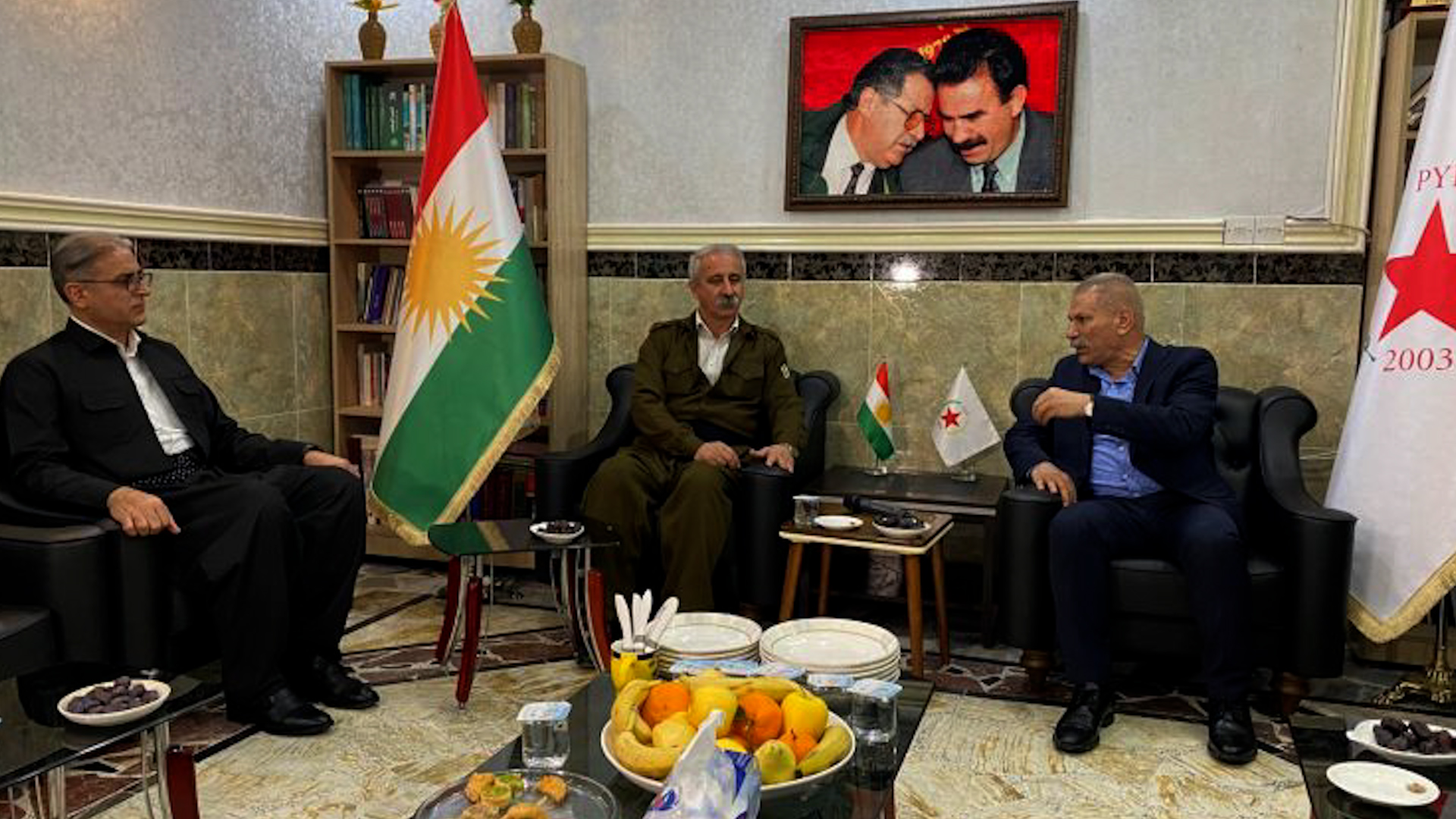 Hizba Demokrata Kurdistanê li Silêmaniyê serdana nûnertiya PYD’ê kir