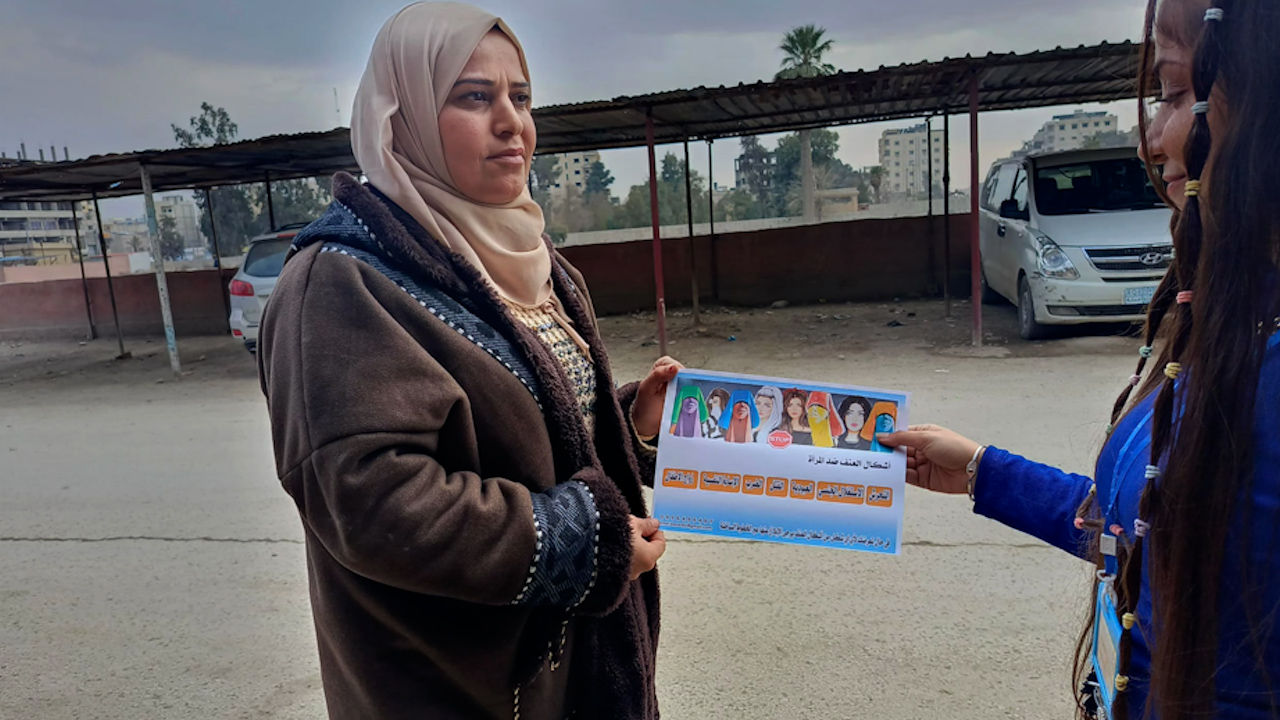 Li Reqayê li dijî tundiya li ser jinê çalakî