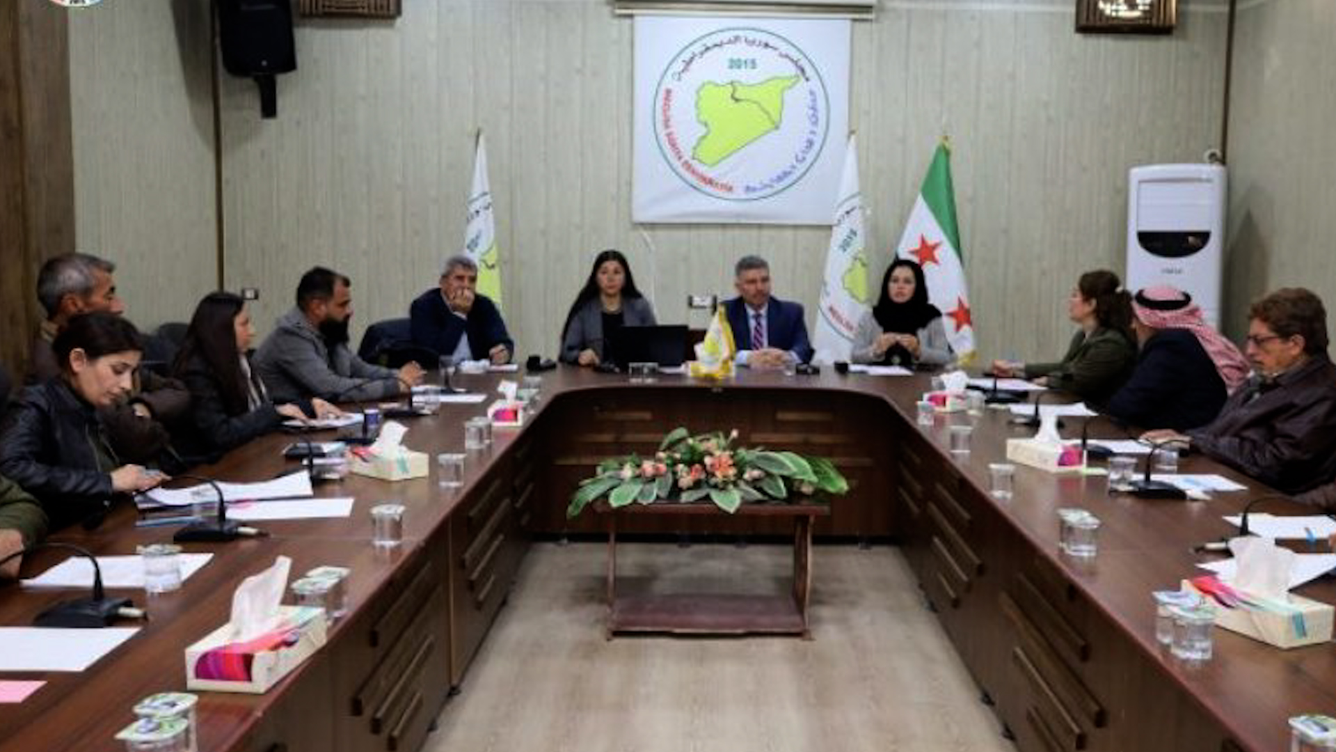 MSDˋê û koordînasyona hêzên siyasî û civakî li Hesekê civiyan