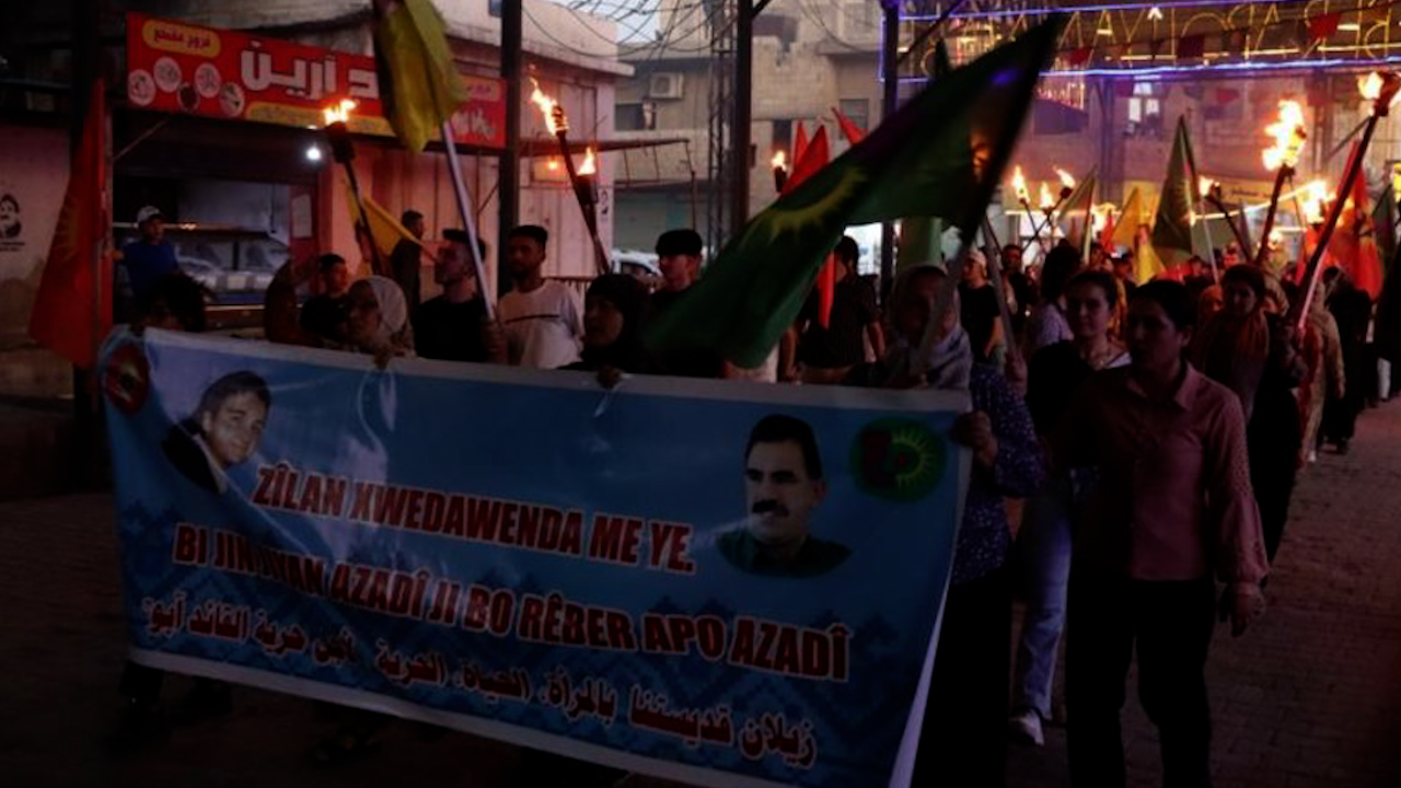 Şehîd Zîlan bi meşeke meşaleyî li Kobanê hat bibîranîn