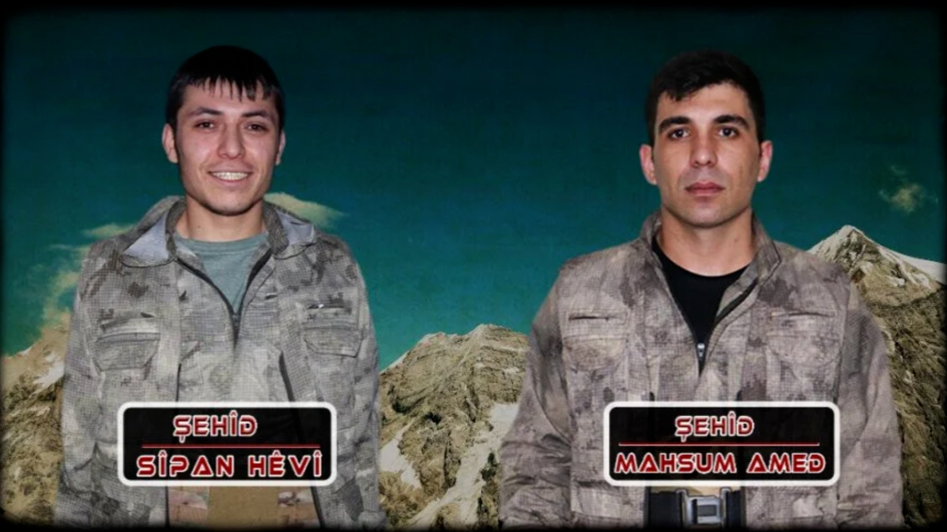 HPG’ê nasnameyên 2 gerîlayên li Zapê şehîd bûne eşkere kir