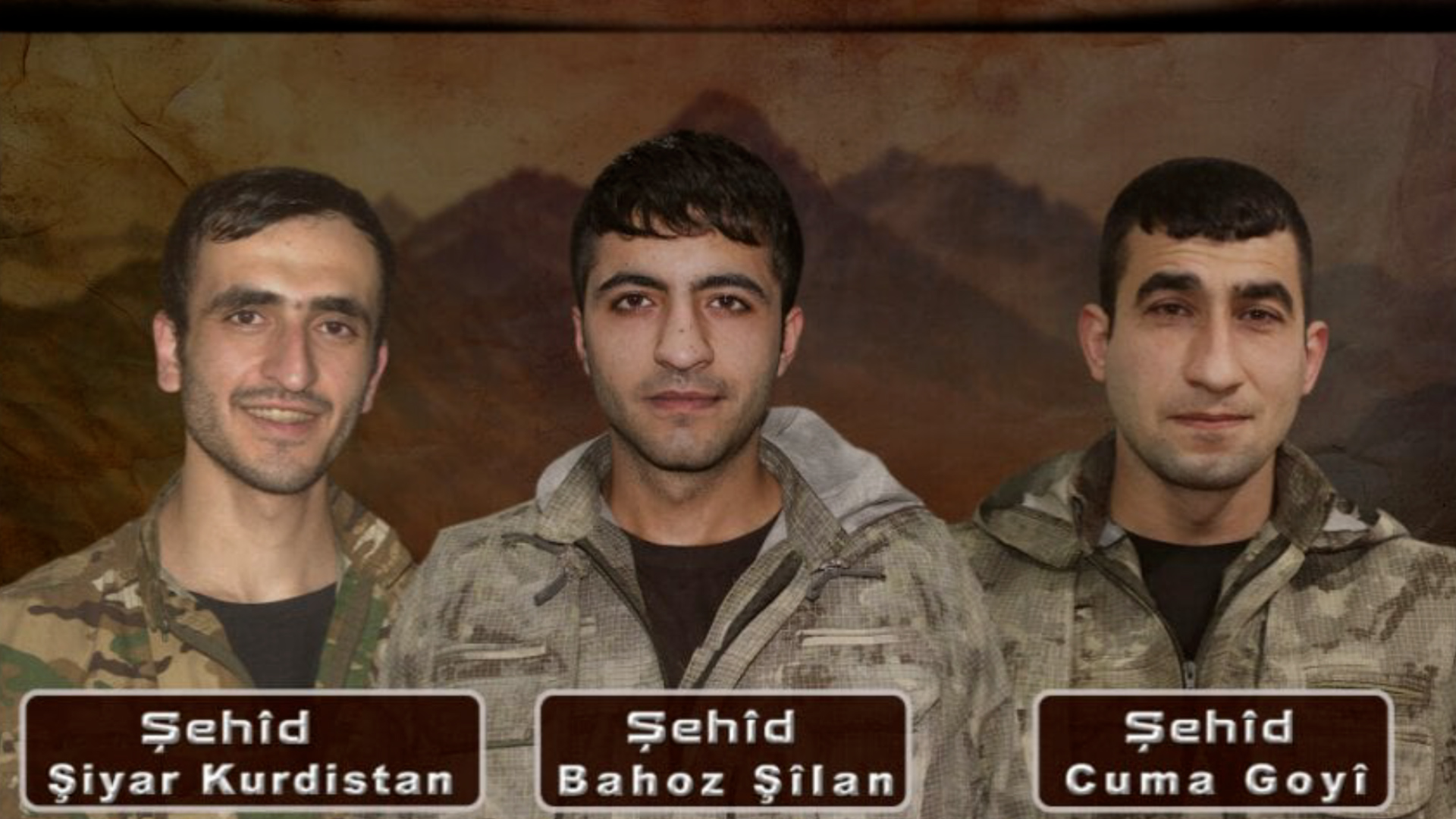 HPG-NRÇ’ê nasnameya 3 Gerîlayên şehîd eşkere kir