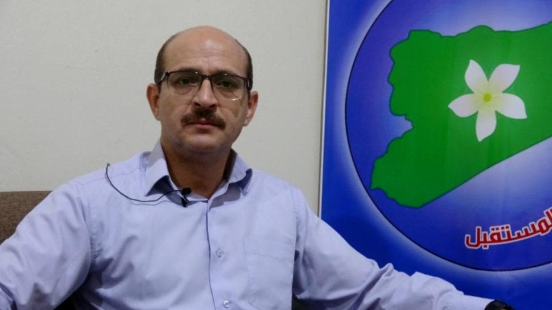 Berdevkê Partiya Sûriya Pêşerojê Îyad El-Xetîb pêşeroja Sûriyê bi nenavendiyê dibîne