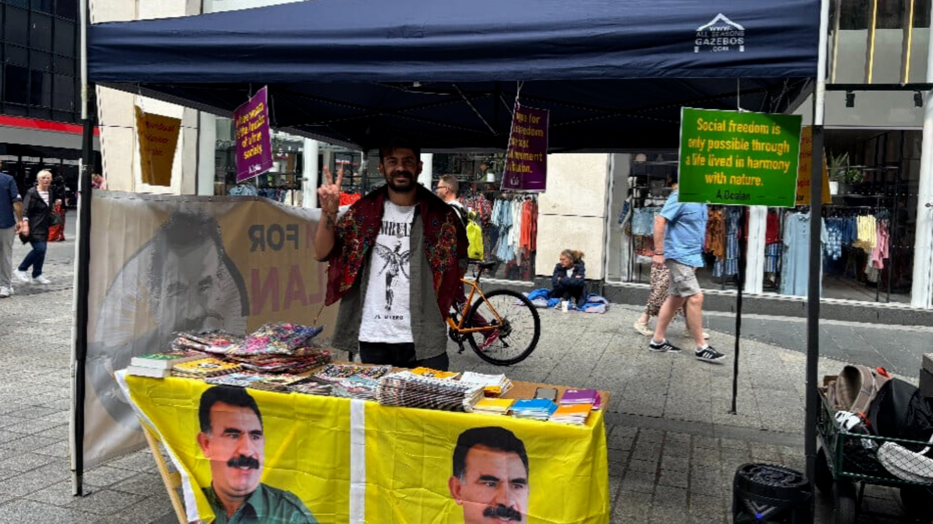 Li Îngilîstanê ji bo azadiya Rêber Apo çalakiyek hat lidarxistin