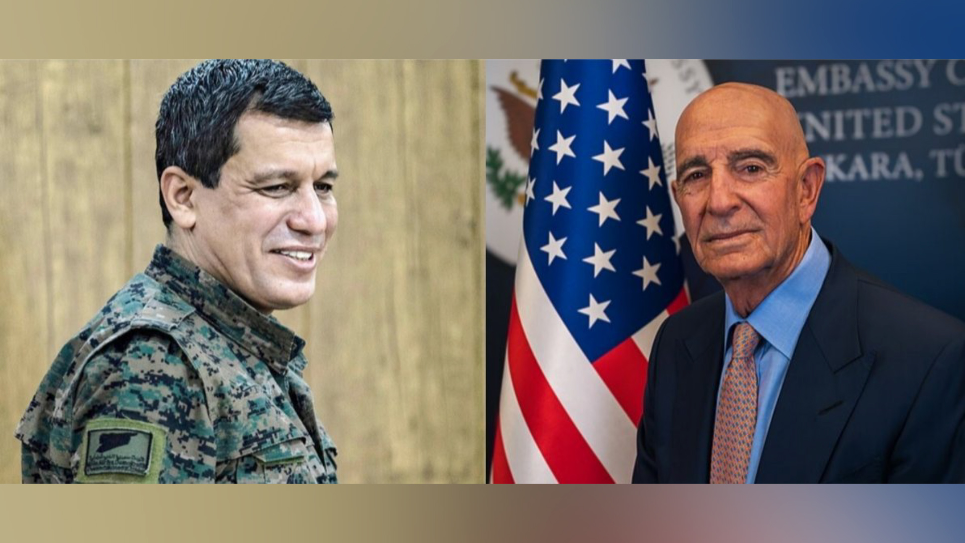 Nûnerê Amerîka Thomas J.Barrack bi Mezlûm Ebîd re civiya