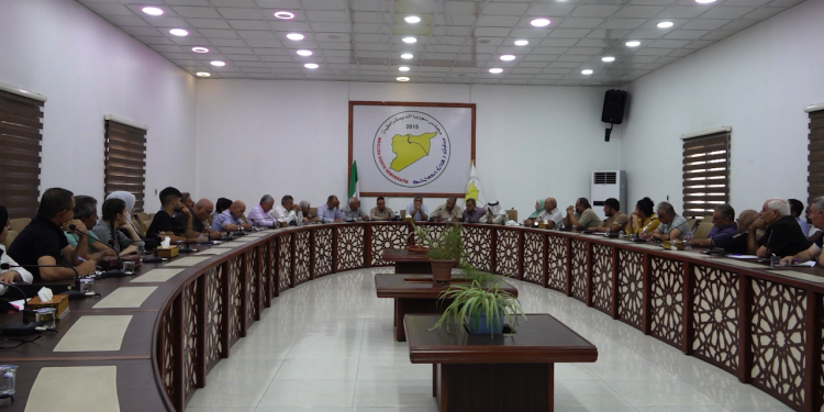 Reqa – Rewşa dawî ya li Sûriyê bi riya komxebatekê hat nirxandin