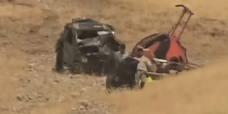 Li Silêmaniyê helîkopterek girêdayî rêveberiya trafîkê kete xwarê