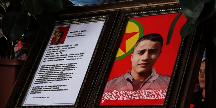 Li bajarê Helebê ji bo şehîd karker mezlûm merasîmek xiyabî hat lidarxistin