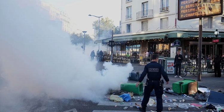 li Fransayê di xwepêşandanan de nêzî 200 kes hatin binçavkirin