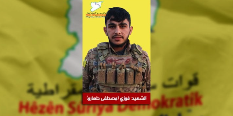 QSD: Hevreyê me Fewzî şehîd bû