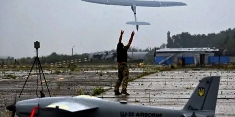 Rûsyayê 361 dronên Ukraynayê xistin xwarê