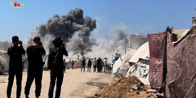 Îsraîlê burca El Muşteha bombebaran kir